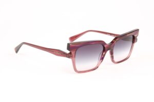 Ana Hickmann Sonnenbrille HI9228 53P02 in Lila – 45° Seitenansicht
