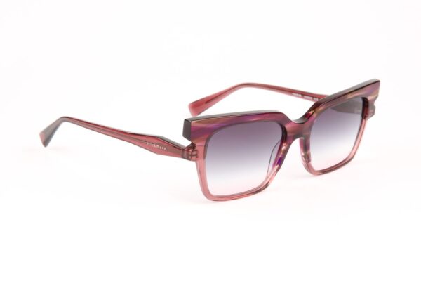 Ana Hickmann Sonnenbrille HI9228 53P02 in Lila – 45° Seitenansicht