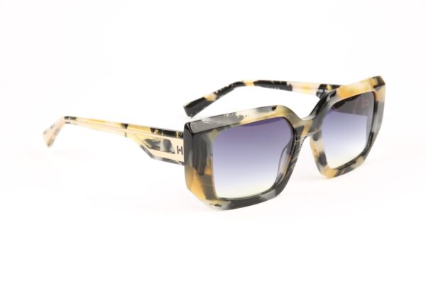 Ana Hickmann Sonnenbrille HI9229 54G21 in Schwarz – 45° Seitenansicht