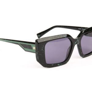 Ana Hickmann  Sonnenbrille HI9229 54G22 in Schwarz – 45° Seitenansicht