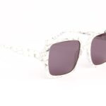 Ana Hickmann Sonnenbrille HI9233 53G21 in Weiß – 45° Seitenansicht