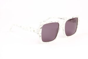 Ana Hickmann Sonnenbrille HI9233 53G21 in Weiß – 45° Seitenansicht