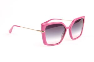 Ana Hickmann Sonnenbrille HI9234 56D01 in Rot – 45° Seitenansicht