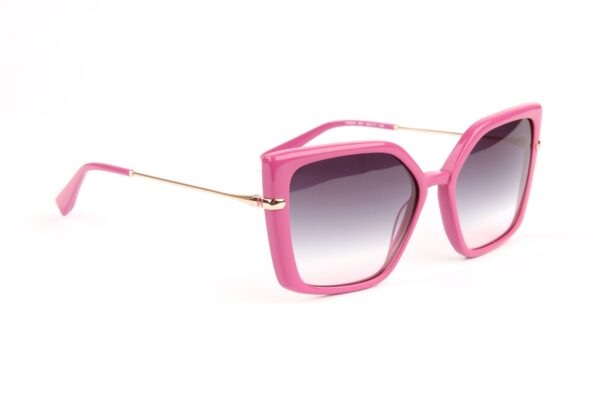 Ana Hickmann Sonnenbrille HI9234 56D01 in Rot – 45° Seitenansicht
