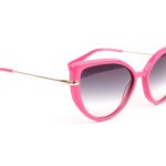Ana Hickmann Sonnenbrille HI9235 56D01 in Rot – 45° Seitenansicht