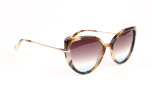 Ana Hickmann Sonnenbrille HI9235 56G21 in Gelb – 45° Seitenansicht