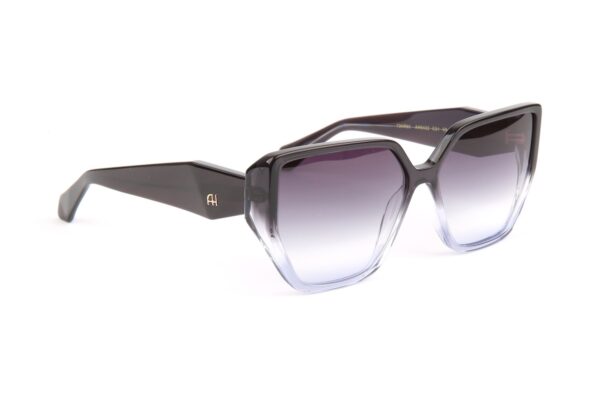 Ana Hickmann Sonnenbrille AH9432 59C01 in Grün – 45° Seitenansicht