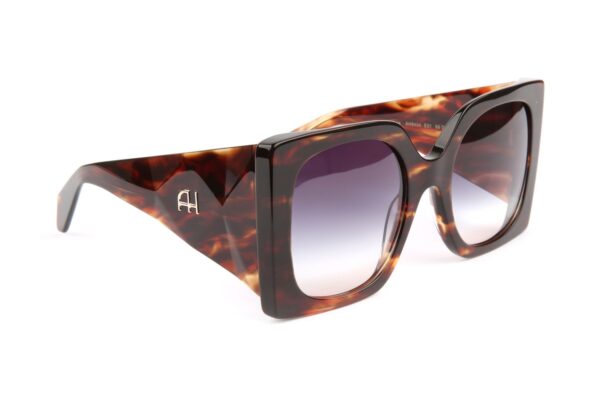 Ana Hickmann Sonnenbrille AH9434 55E01 in Grün – 45° Seitenansicht