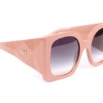 Ana Hickmann Sonnenbrille AH9434 55D01 in Pink – 45° Seitenansicht
