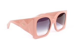 Ana Hickmann Sonnenbrille AH9434 55D01 in Pink – 45° Seitenansicht