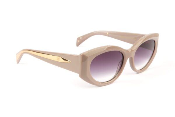 Ana Hickmann Sonnenbrille AH9445 53D01 – 45° Seitenansicht Ana Hickmann Katzenaugen Sonnenbrille AH9445 53D01 in Grün – 45° Seitenansicht