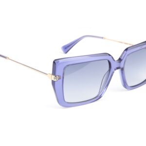 Ana Hickmann Quadrat Sonnenbrille HI9245 54T02 in Blau – 45° Seitenansicht