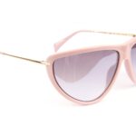 Ana Hickmann Rund Sonnenbrille HI9251 71D01 in Pink – 45° Seitenansicht
