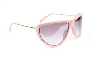 Ana Hickmann Rund Sonnenbrille HI9251 71D01 in Pink – 45° Seitenansicht