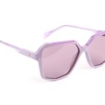 Ana Hickmann Sonnenbrille HI9257 55P03 in Lila – 45° Seitenansicht