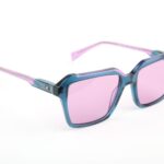Ana Hickmann Sonnenbrille HI9259 53P04 in Grün – 45° Seitenansicht