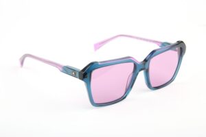 Ana Hickmann Sonnenbrille HI9259 53P04 in Grün – 45° Seitenansicht