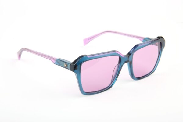 Ana Hickmann Sonnenbrille HI9259 53P04 in Grün – 45° Seitenansicht