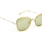 Ana Hickmann Sonnenbrille HI3219 52T01 in Gelb – 45° Seitenansicht
