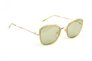 Ana Hickmann Sonnenbrille HI3219 52T01 in Gelb – 45° Seitenansicht