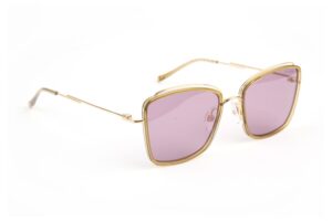 Ana Hickmann Sonnenbrille HI3220 54T01 in Gelb – 45° Seitenansicht