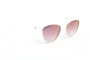 Ana Hickmann Sonnenbrille HI9261 53D01 in Weiß – 45° Seitenansicht