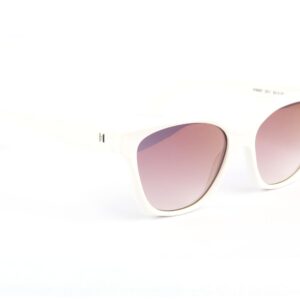 Ana Hickmann  Sonnenbrille HI9261 53D01 in Weiß – 45° Seitenansicht