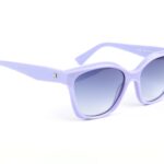 Ana Hickmann Sonnenbrille HI9261 53D02 in Blau – 45° Seitenansicht