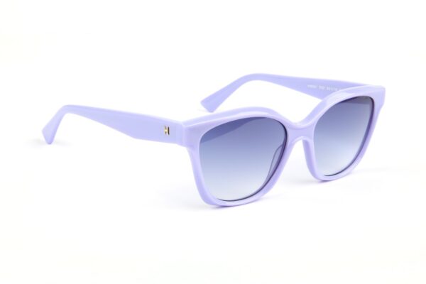 Ana Hickmann Sonnenbrille HI9261 53D02 in Blau – 45° Seitenansicht