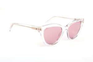 Ana Hickmann Sonnenbrille HI9262 52T02 in Transparent – 45° Seitenansicht