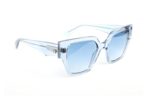 Ana Hickmann Sonnenbrille HI9264 55T01 in Blau – 45° Seitenansicht