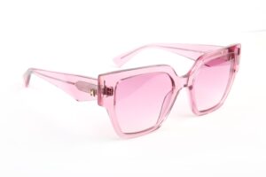 Ana Hickmann Sonnenbrille HI9264 55T03 in Pink – 45° Seitenansicht