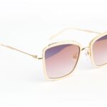 Ana Hickmann Sonnenbrille HI3220 54D01 in Weiß – 45° Seitenansicht