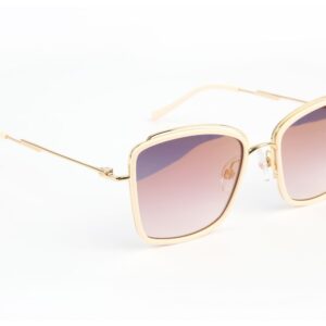 Ana Hickmann  Sonnenbrille HI3220 54D01 in Weiß – 45° Seitenansicht