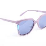 Ana Hickmann Sonnenbrille HI9268 52P03 in Blau – 45° Seitenansicht