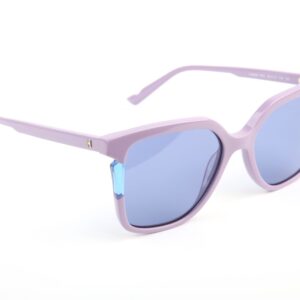 Ana Hickmann  Sonnenbrille HI9268 52P03 in Blau – 45° Seitenansicht