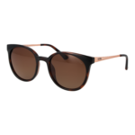 Guess Oval Sonnenbrille GU7503 5252H in Braun – 45° Seitenansicht