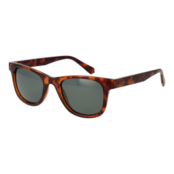 Polaroid Sonnenbrille PLD 1016/S/NEW 50086UC – 45° Seitenansicht Polaroid Quadrat Sonnenbrille PLD 1016/S/NEW 50086UC in Braun – 45° Seitenansicht