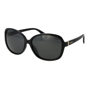 Polaroid Schmetterling Sonnenbrille PLD 4098/S 58807M9 in Schwarz – 45° Seitenansicht