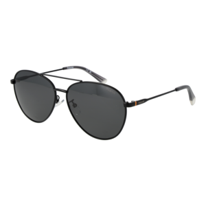 Polaroid Pilotenbrille Sonnenbrille PLD 4142/G/S/X 60807M9 in Schwarz – 45° Seitenansicht