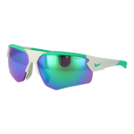 Nike Rechteck Sonnenbrille CT8234 71907 in Weiß – 45° Seitenansicht