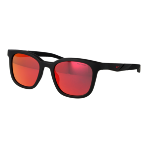 Nike Quadrat Sonnenbrille FV2398 52010 in Schwarz – 45° Seitenansicht