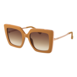 Max Mara Quadrat Sonnenbrille MM0051 5273F in Braun – 45° Seitenansicht