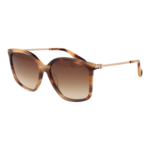 Max Mara Schmetterling Sonnenbrille MM0055 5648F in Braun – 45° Seitenansicht