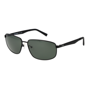 Timberland Rechteck Sonnenbrille TB9300 6202R in Schwarz – 45° Seitenansicht