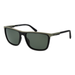 Timberland Quadrat Sonnenbrille TB9302 5902R in Schwarz – 45° Seitenansicht