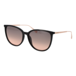 Max & Co Rund Sonnenbrille MO0078 5701B in Schwarz – 45° Seitenansicht
