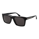 Web Rechteck Sonnenbrille WE0350 5501A in Schwarz – 45° Seitenansicht