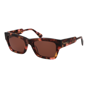 Max & Co Rechteck Sonnenbrille MO0081 5255E in Mehrfarbig – 45° Seitenansicht