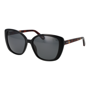 Skechers Schmetterling Sonnenbrille SE6265 5605D in Schwarz – 45° Seitenansicht